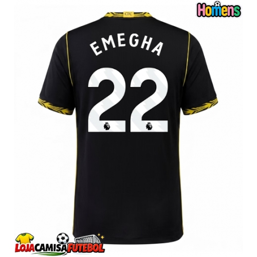 Camisa de Futebol Chelsea Emmanuel Emegha #22 Equipamento Secundário 2026-27 Manga Curta